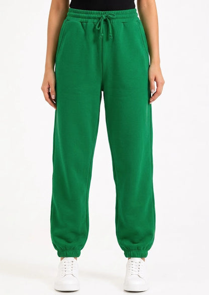 Alos Branded Women’s Thick Fleece Trouser – Green WTR-08