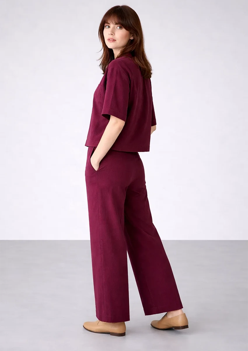 Spark Branded Women’s Premium Co-ord Set – Maroon WCS-27