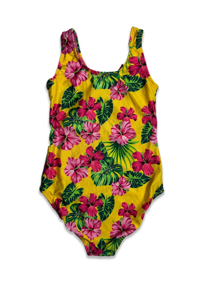 Branded Girls Butterfly Print One-Shoulder One-Piece Swimsuit GSS-05