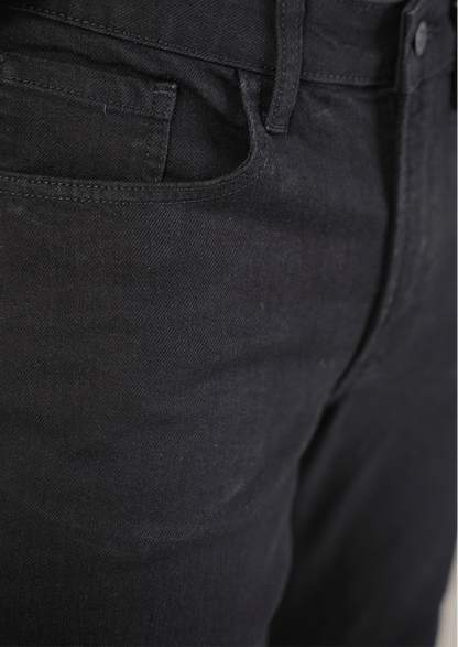 Zelig Branded Men’s Premium Slim-Fit Denim Jeans - Black MJ-22