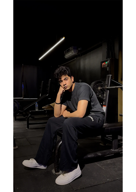 Premium Branded ALOS Shirt And Younglay Trouser Set Aesthetic Black