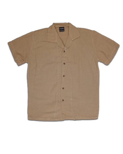PullNBear Branded Mens Casual Shirt- Beige MCS-60
