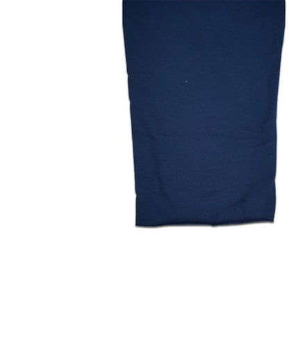 Younglay Branded Wide-Leg Fleece Trouser - Blue UT-27