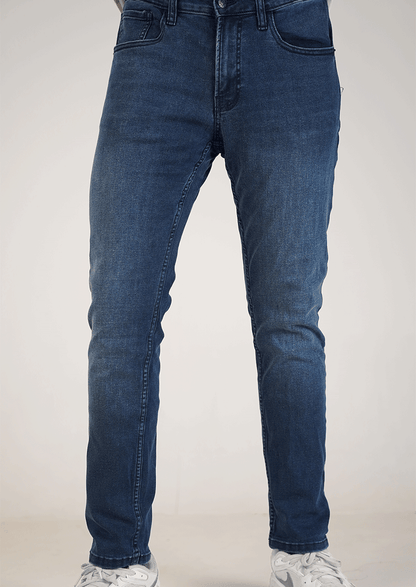 Zelig Branded Men's Slim Fit Denim Jeans - Dark Blue MJ-18