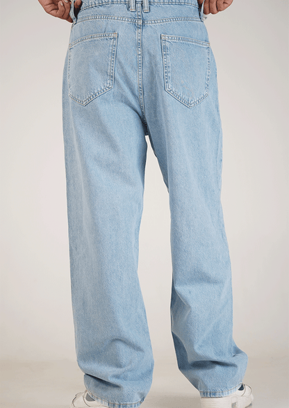 Branded Men's Light Blue Baggy Jeans MJ-08