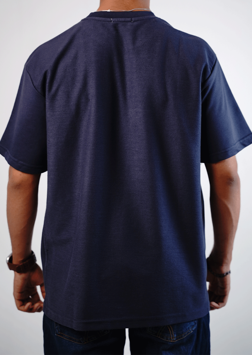 Zelig Branded Men's Navy Tee MT-28
