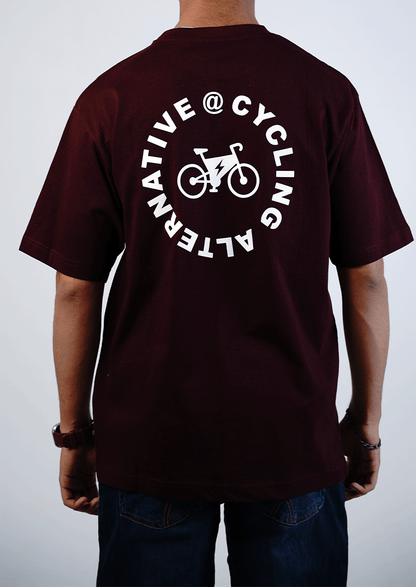 Spring Fld Branded Men's Maroon Tee MT-29