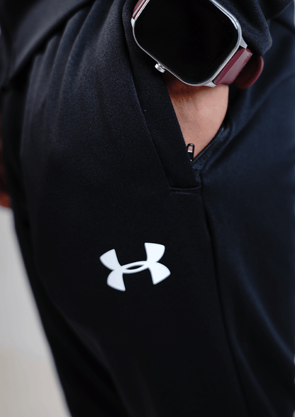 Under Armr Branded Black Tracksuit Set UCS-06