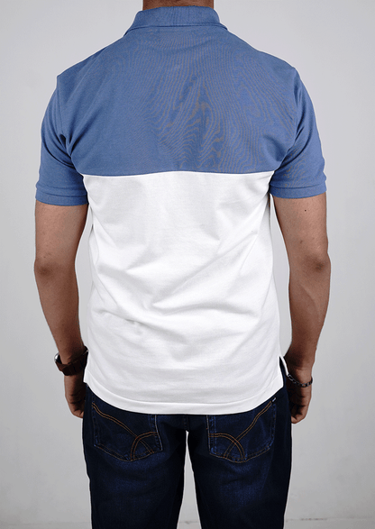 Spring Fld Branded Men’s Polo T-shirt – Steel Blue MPT-74