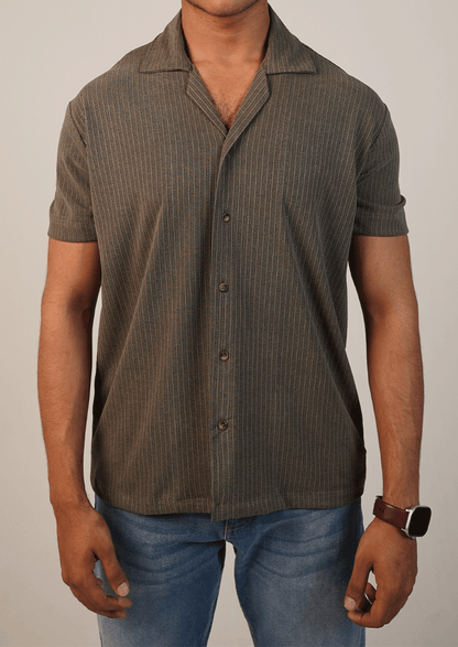 Pegadoor Branded Mens Casual Shirt-Sage Green MCS-53