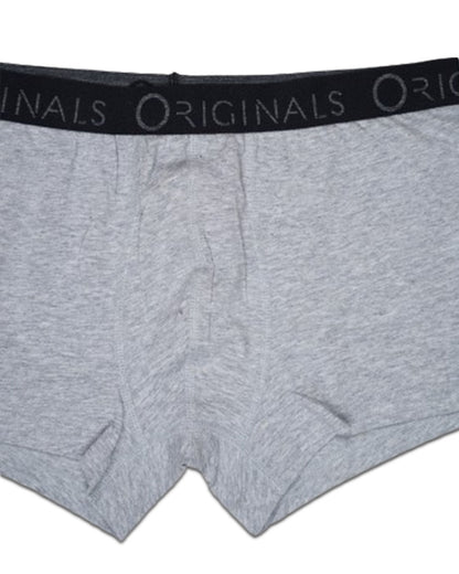 Branded Men’s Boxer Briefs – Light Grey BR-03