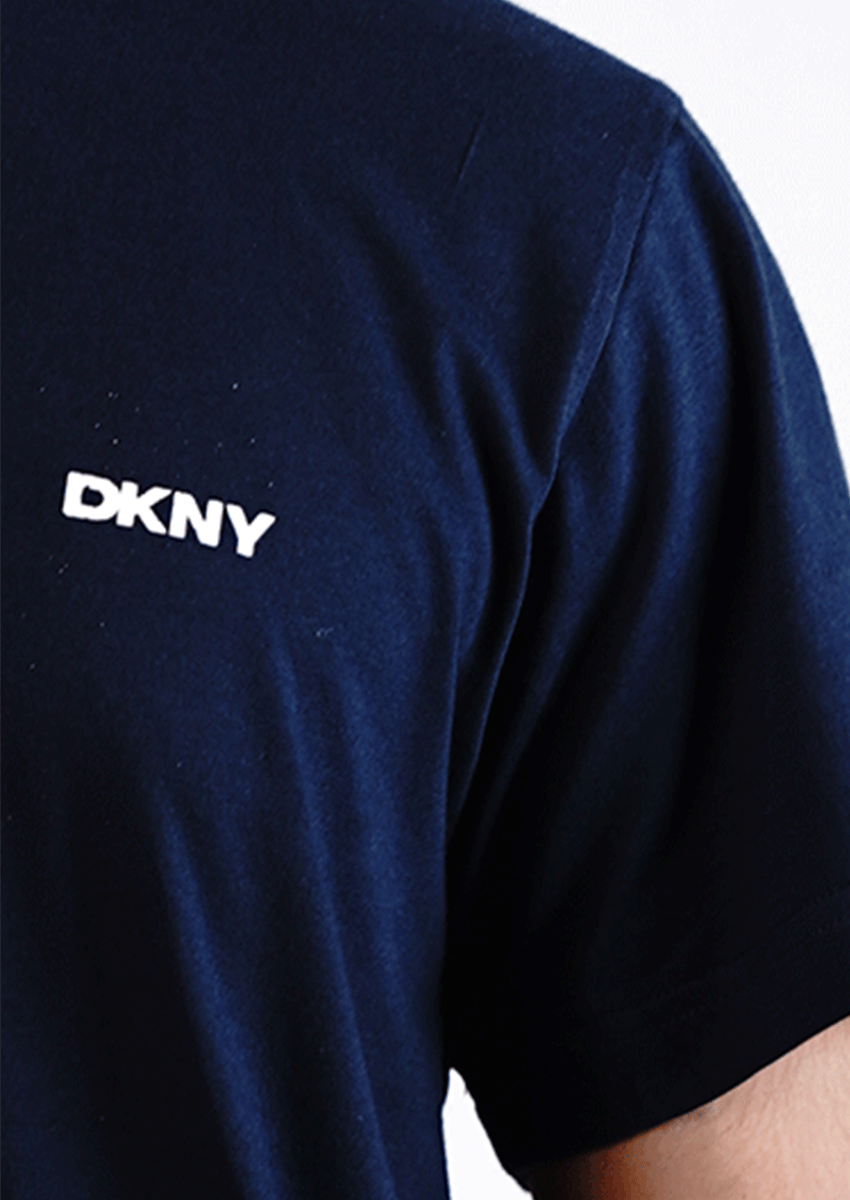 DKN Branded Men's Navy Blue Tee MT-32