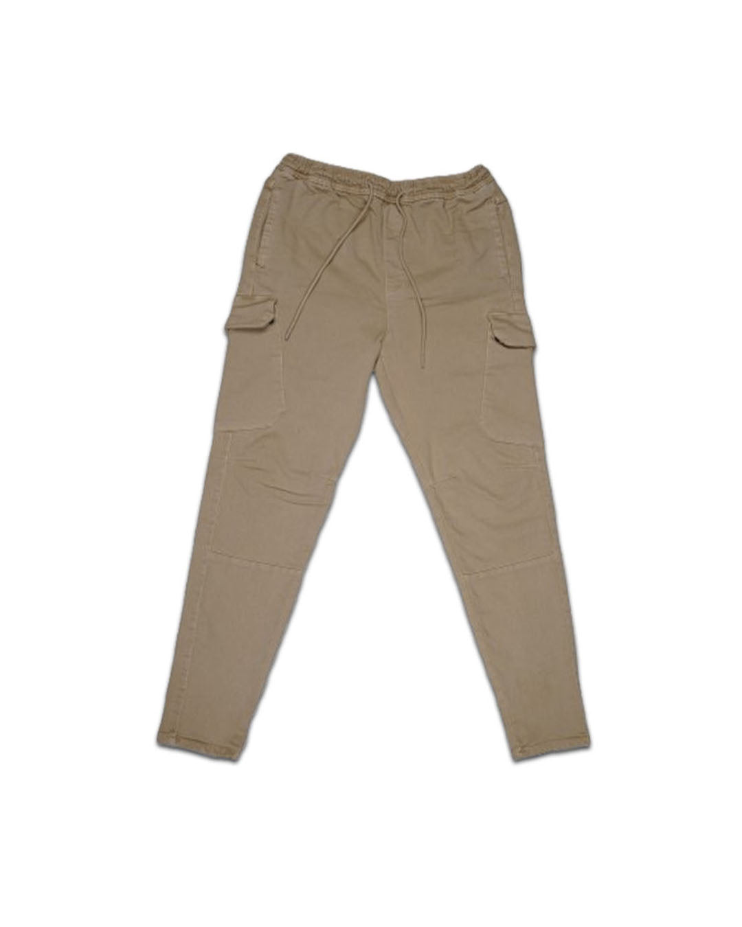 PullNBear Branded  Men’s Beige Cargo Jogger Pants CFP-53