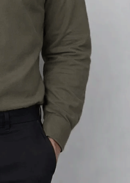 Moos Branded Mens Casual Shirt-Olive Green MCS-41