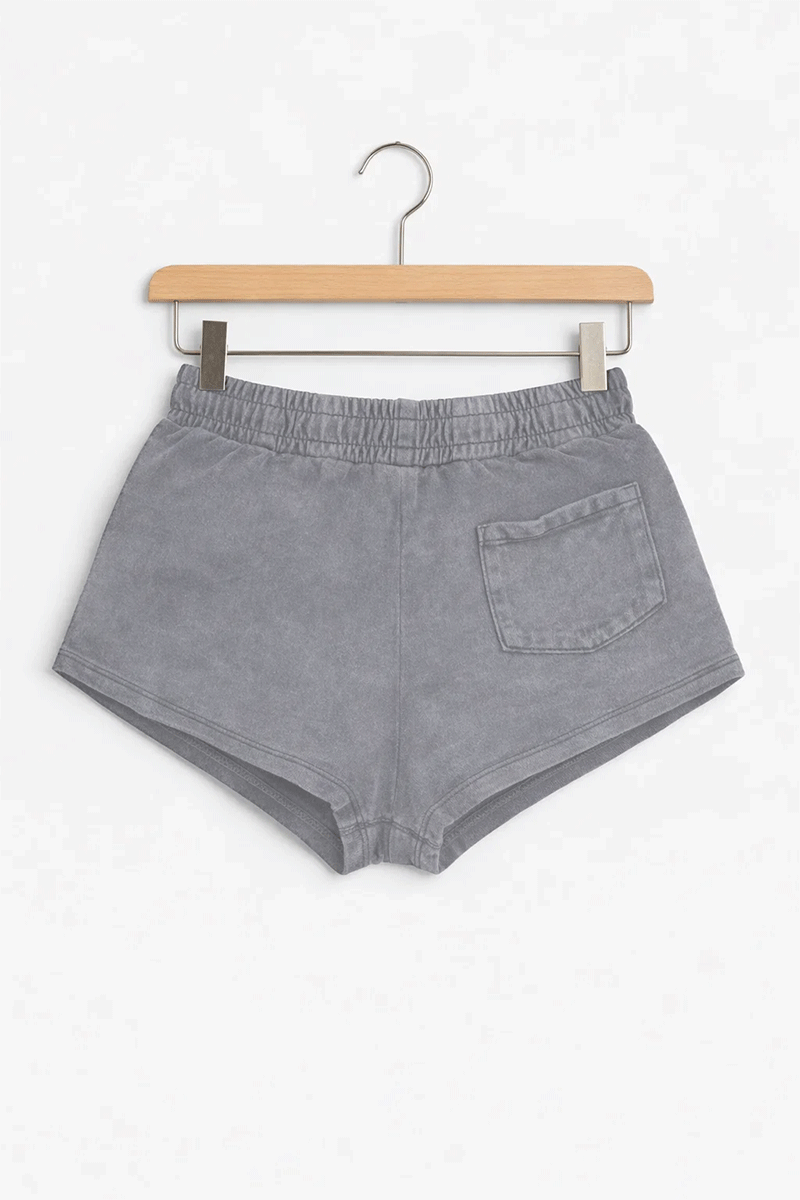 ALOS branded Womens Shorts-Light Grey MWS-24