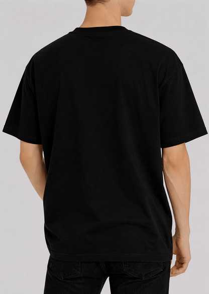 Zelig Branded Men's Jet Black Tee MT-48