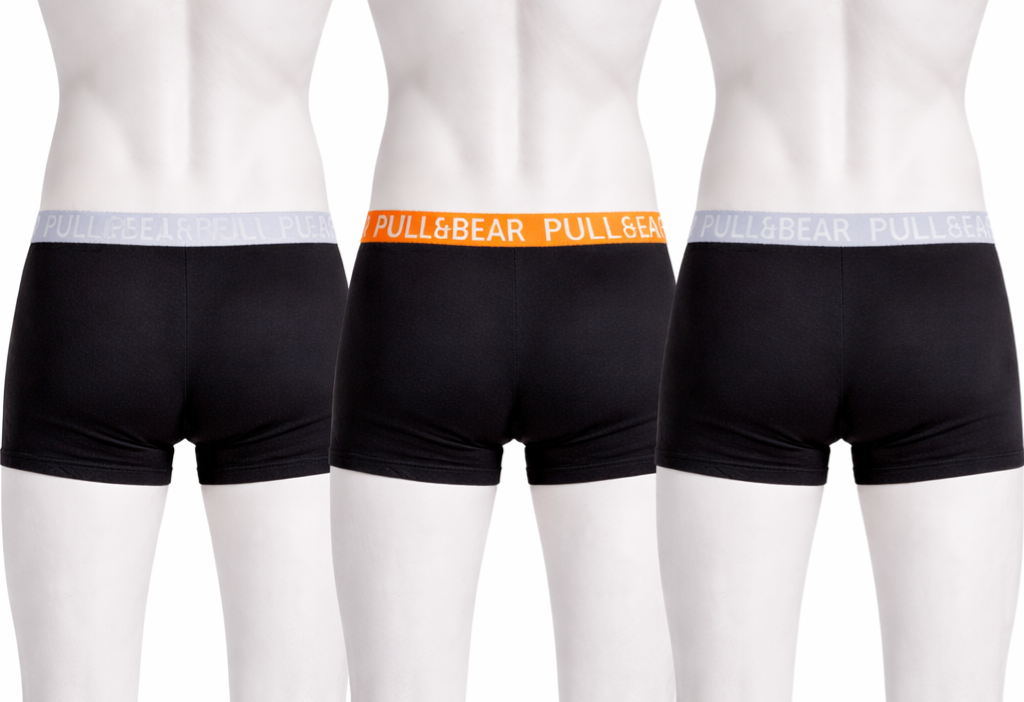 PullNBear Branded Original Men's Boxer Solo And Pack of 3 Bundle  ( Mix Colors )