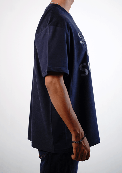 Zelig Branded Men's Navy Tee MT-28