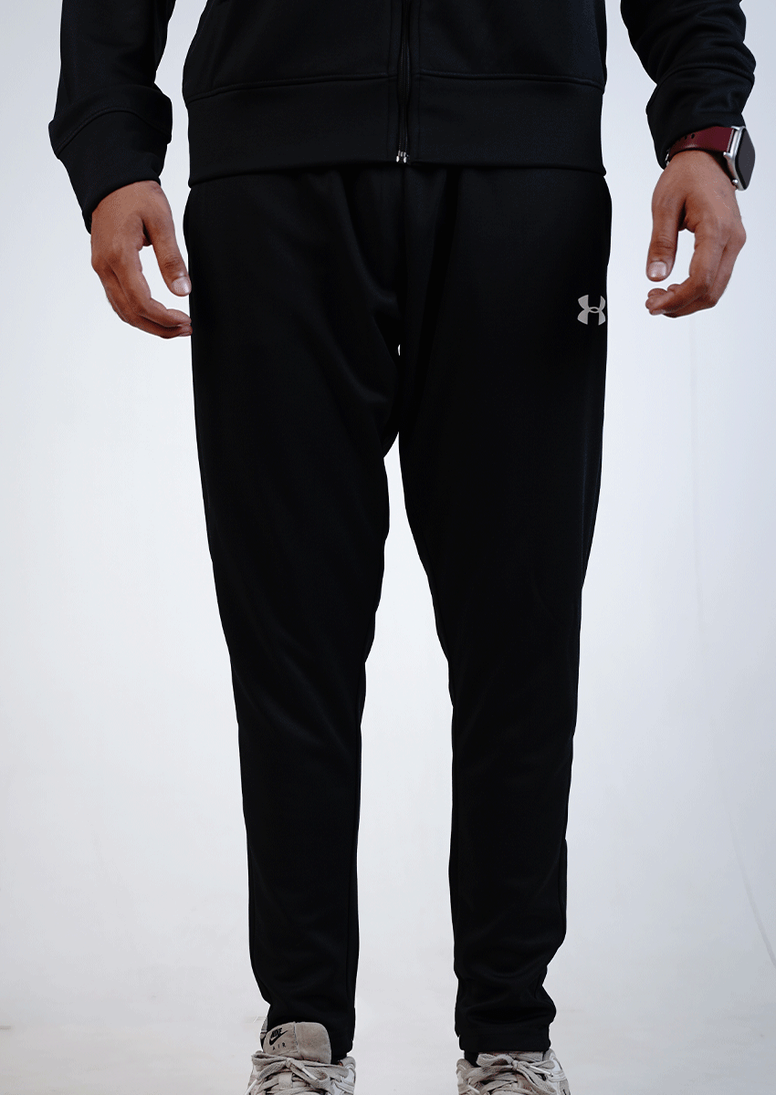 Under Armr Branded Black Tracksuit Set UCS-06