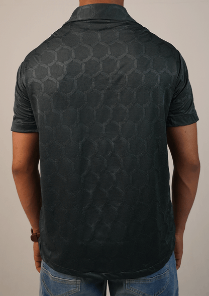 Pegadoor Branded Mens Casual Shirt-Grey Plaid MCS-55