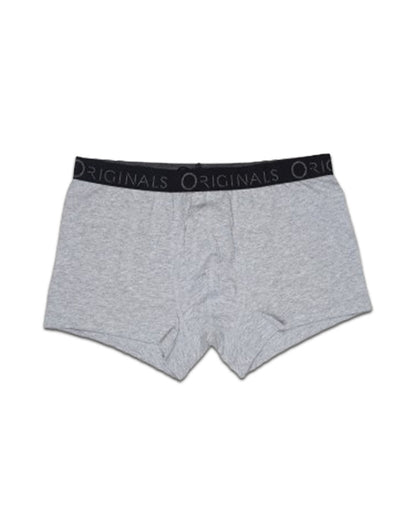 Branded Men’s Boxer Briefs – Light Grey BR-03