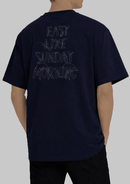 Zelig Branded Men's Navy Blue Tee MT-47