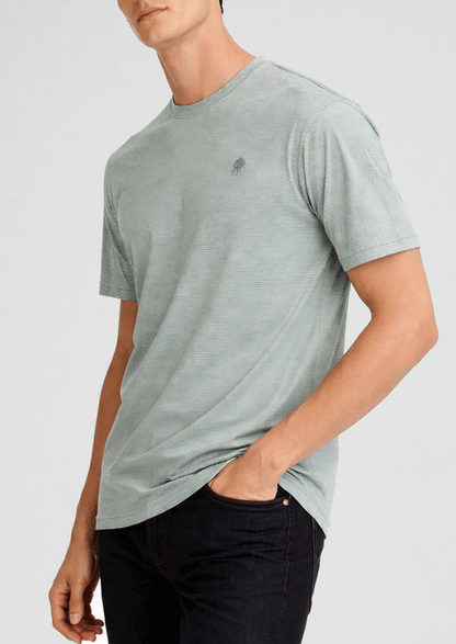 Spring Fld Branded Men's Sage Green Tee MT-46