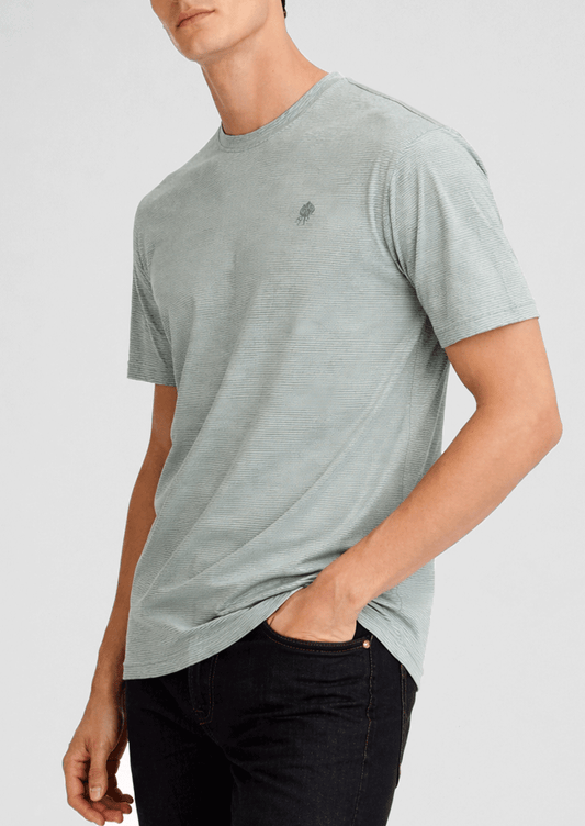 Spring Fld Branded Men's Sage Green Tee MT-46