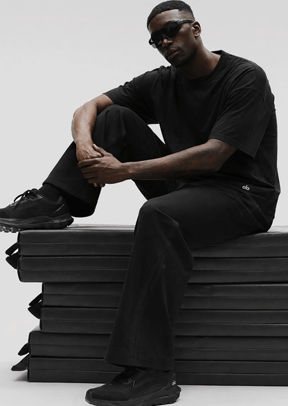 ALOS Branded Men's Jet Black Tee MT-30