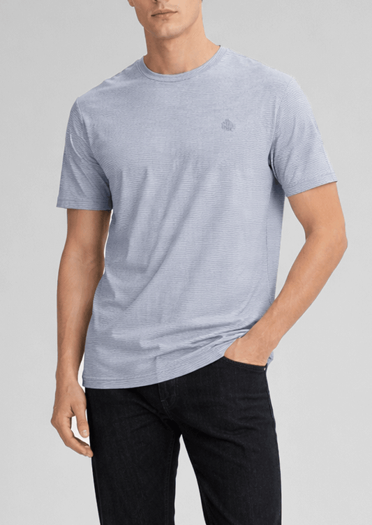 Spring Fld Branded Men's Blue Tee MT-37