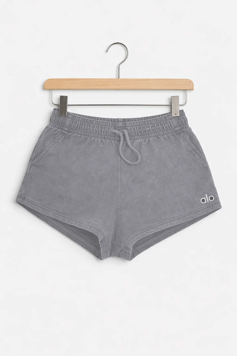 ALOS branded Womens Shorts-Light Grey MWS-24