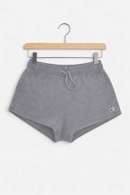 ALOS branded Womens Shorts-Light Grey MWS-24