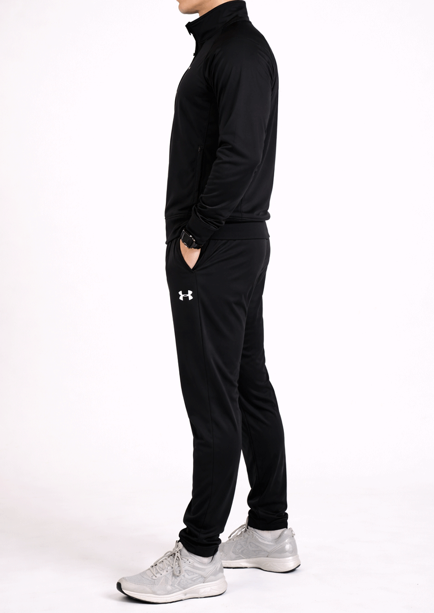 Under Armr Branded Black Tracksuit Set UCS-06