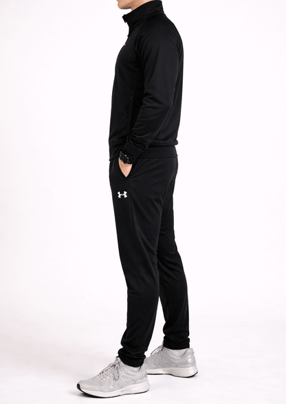Under Armr Branded Black Tracksuit Set UCS-06
