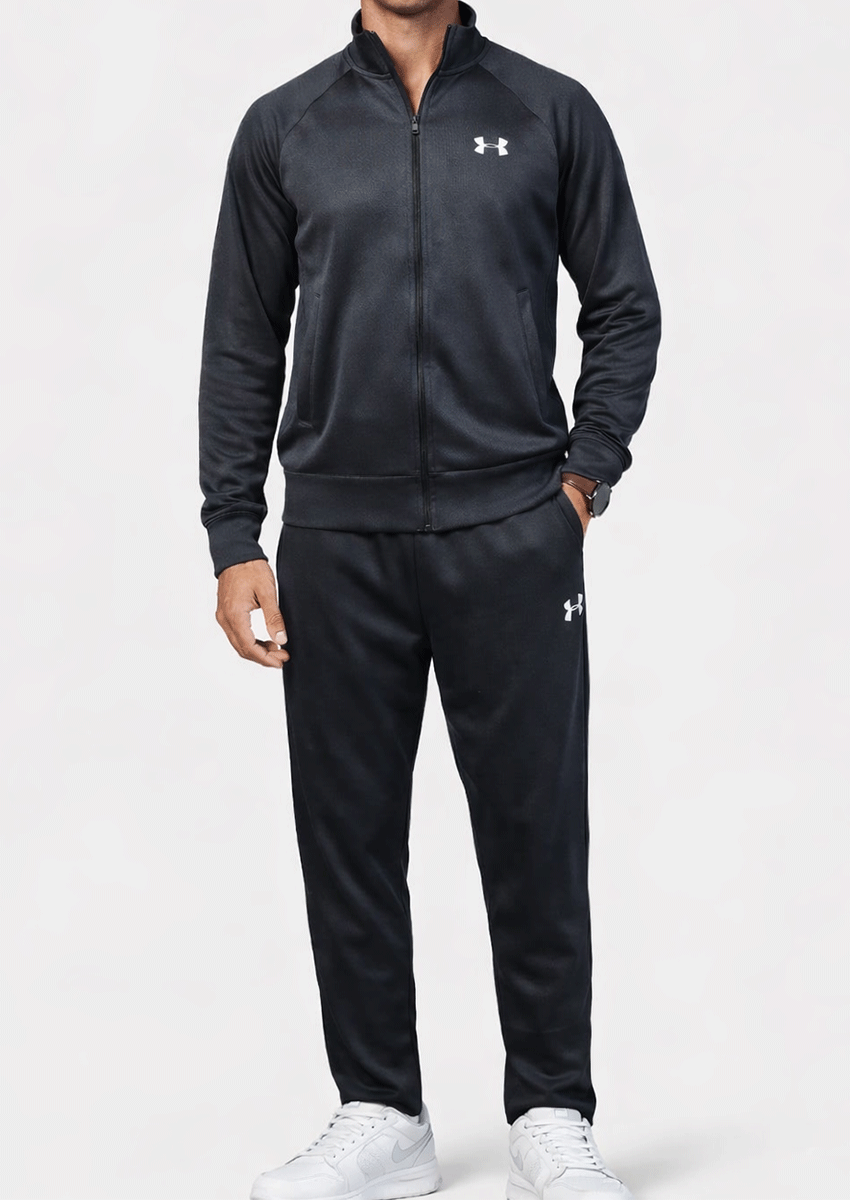 Under Armr Branded Grey Tracksuit Set UCS-07