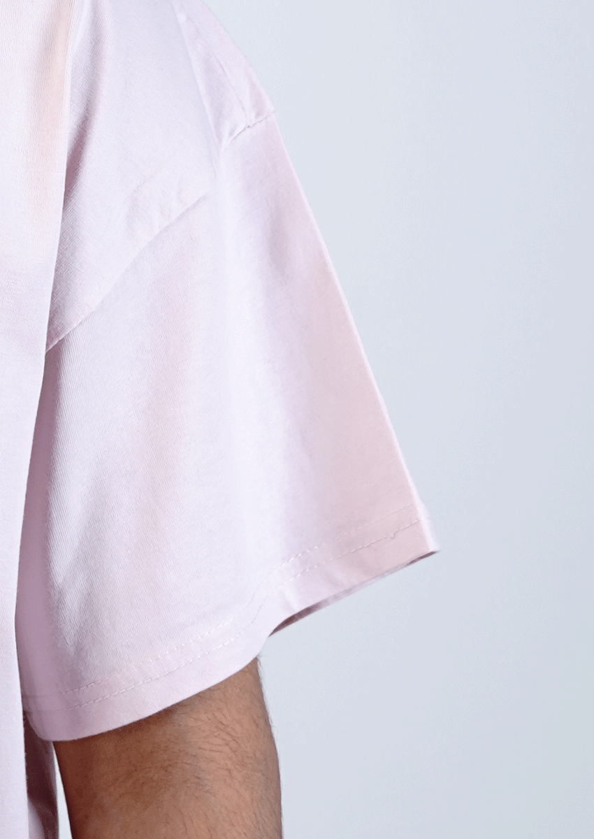 Pegadoor Branded Men's Pastel Pink Tee MT-27