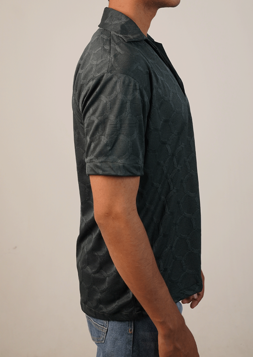 Pegadoor Branded Mens Casual Shirt-Grey Plaid MCS-55