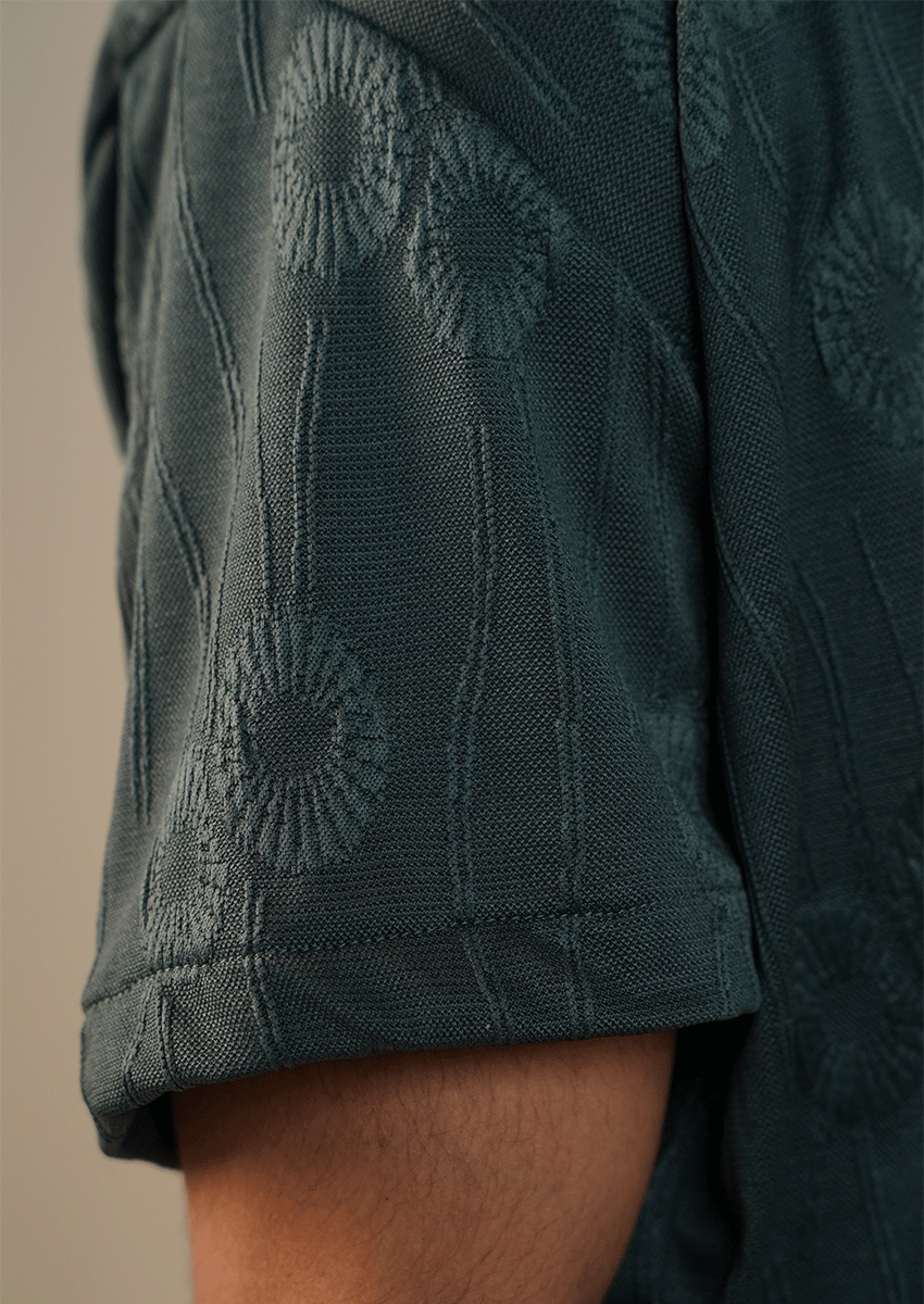 Pegadoor Branded Mens Casual Shirt-Dark Blue MCS-56