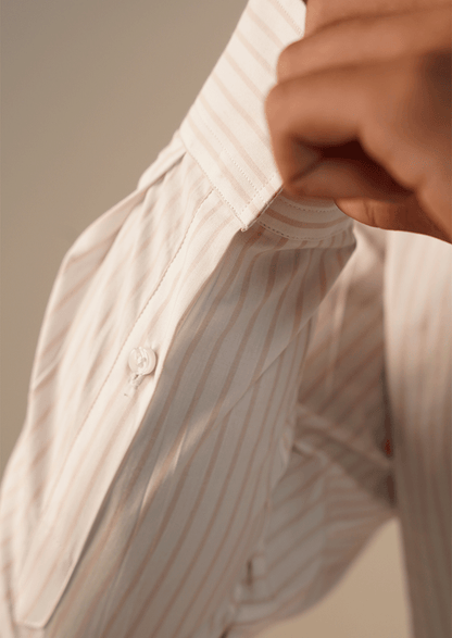 Calvy Klien Branded Mens Formal Shirt-Off-white MFS-61