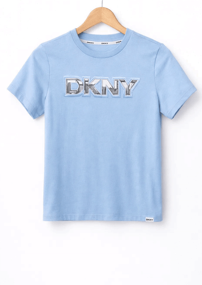 DKN Branded Boy's Sky Blue T-Shirt BTS-23