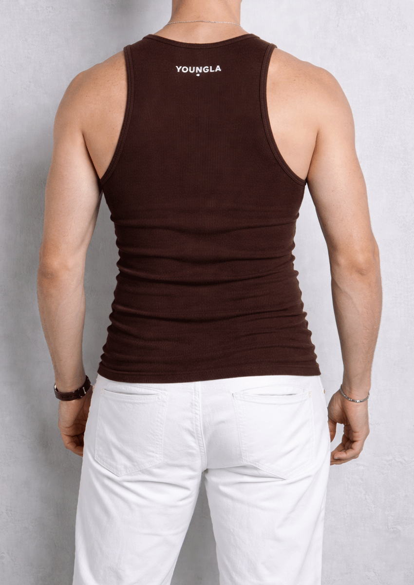 Younglay Branded Men’s Premium Sando Chocolate Brown Color MSO-06