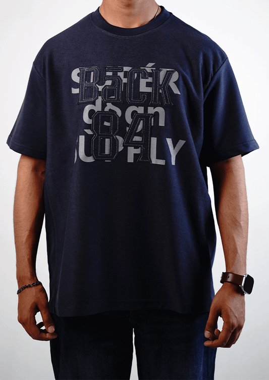 Zelig Branded Men's Navy Tee MT-28