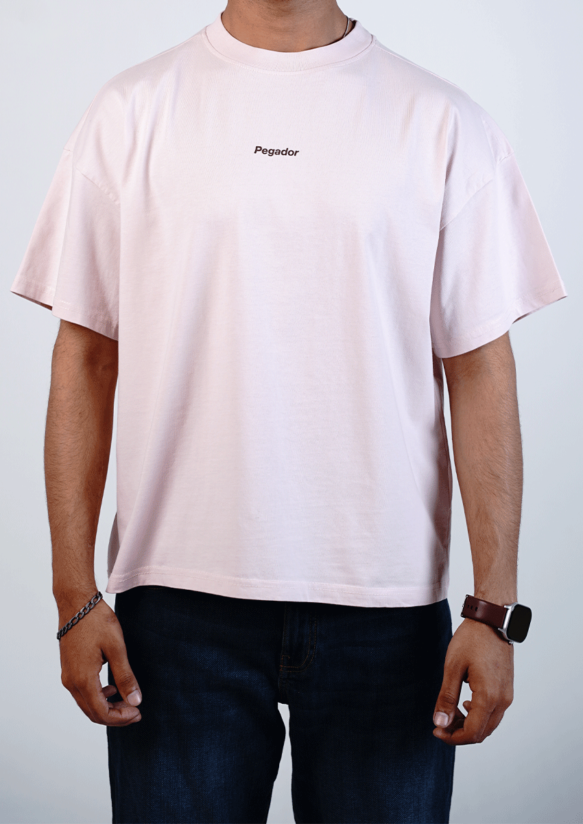 Pegadoor Branded Men's Pastel Pink Tee MT-27
