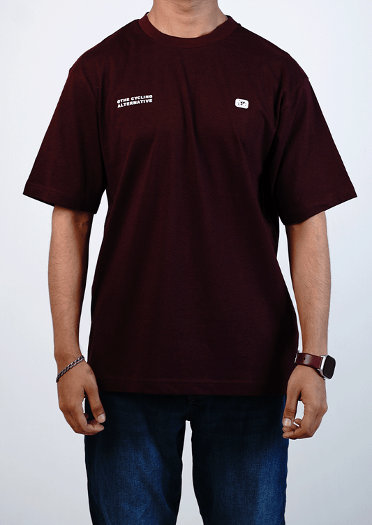 Spring Fld Branded Men's Maroon Tee MT-29
