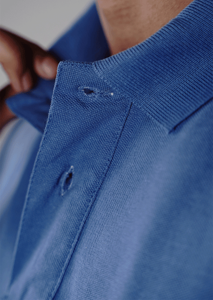 Spring Fld Branded Men’s Polo T-shirt – Steel Blue MPT-74