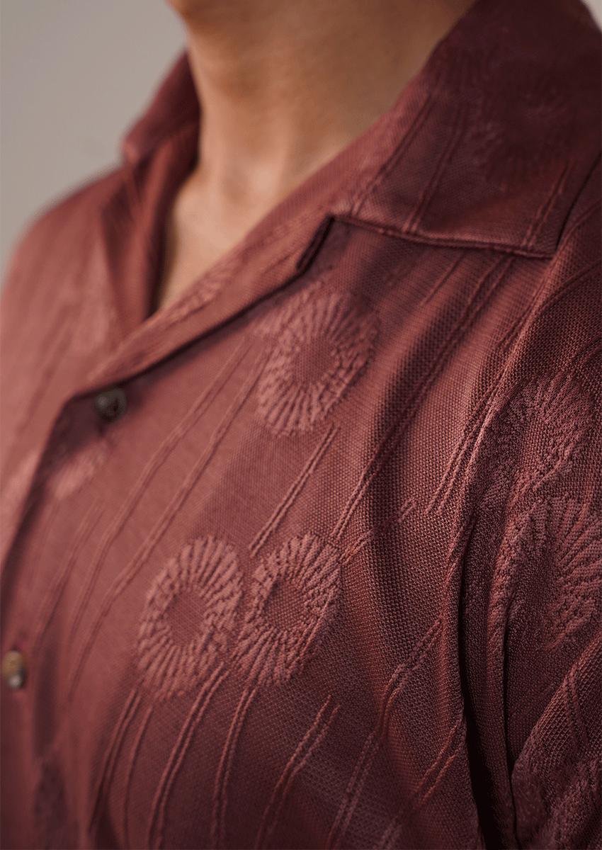 Pegadoor Branded Mens Casual Shirt-Antique Rose MCS-48