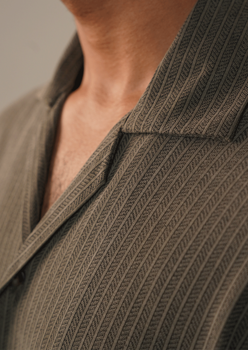 Pegadoor Branded Mens Casual Shirt-Sage Green MCS-53