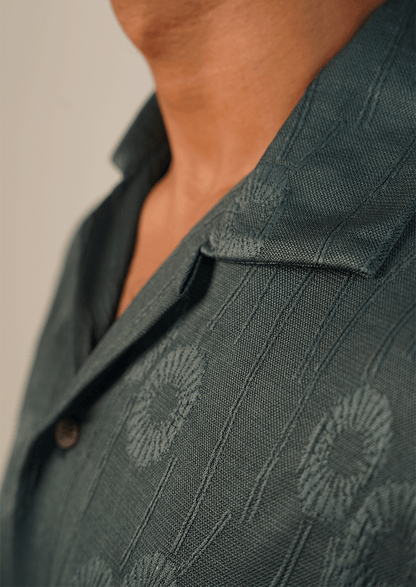 Pegadoor Branded Mens Casual Shirt-Dark Blue MCS-56