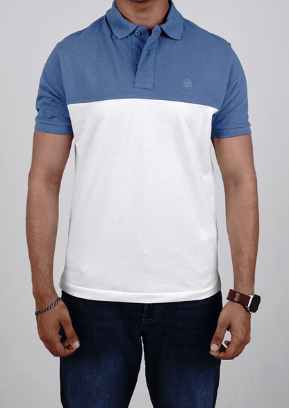 Spring Fld Branded Men’s Polo T-shirt – Steel Blue MPT-74