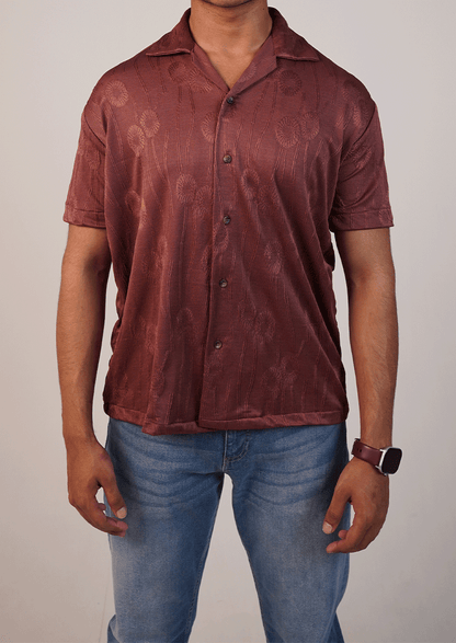 Pegadoor Branded Mens Casual Shirt-Antique Rose MCS-48